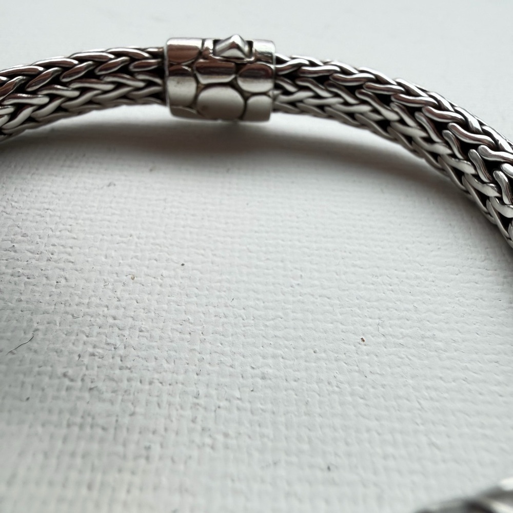 John Hardy Silver Woven Bracelet Accessory - Picture 5 of 11